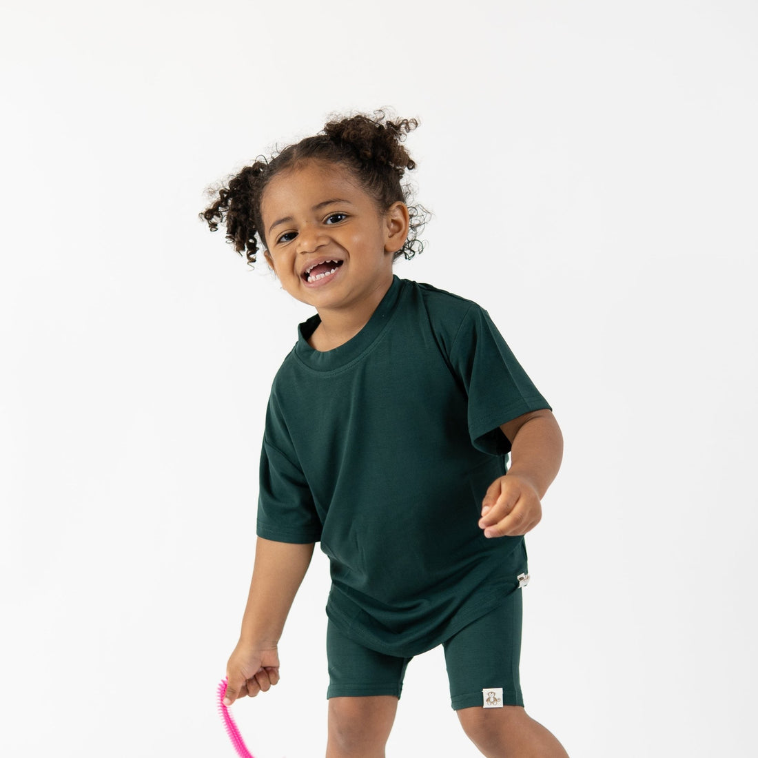 Sea Moss Toddler Biker Shorts - Tenth &amp; Pine - 6 - 12