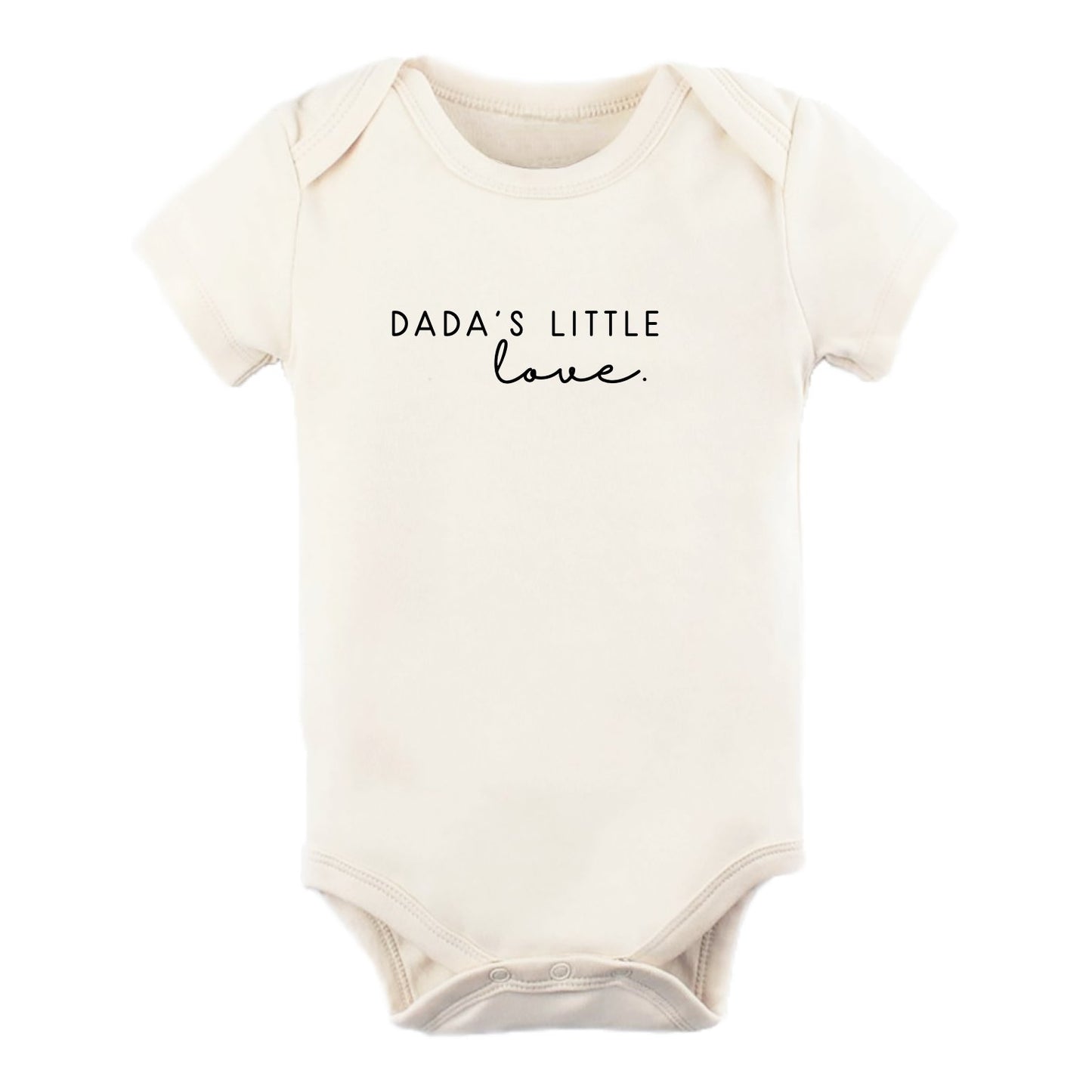 Short Sleeve Bodysuit | Dada's Little Love | Organic Cotton - Tenth & Pine - Short Sleeve Onesie - 0 - 3M