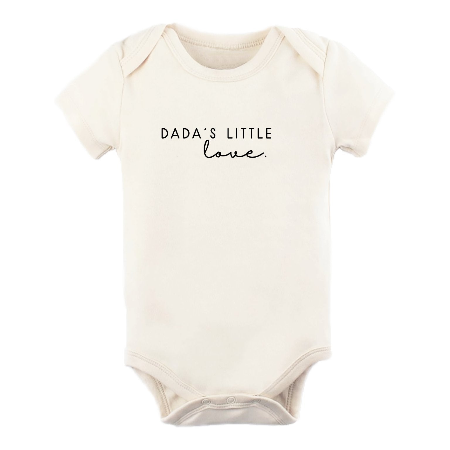 Short Sleeve Bodysuit | Dada's Little Love | Organic Cotton - Tenth & Pine - Short Sleeve Onesie - 0 - 3M