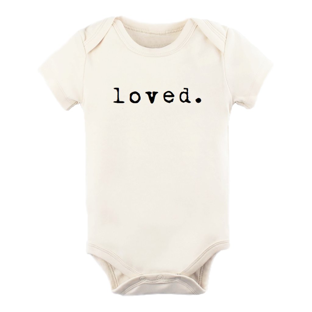 Short Sleeve Bodysuit | Loved. | Organic Cotton - Tenth &amp; Pine - Short Sleeve Onesie