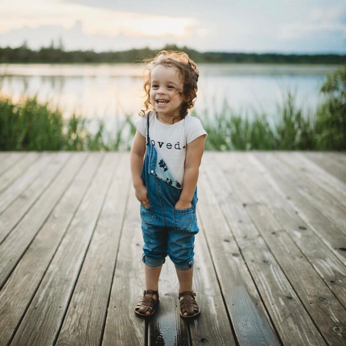 Short Sleeve Bodysuit | Loved. | Organic Cotton - Tenth & Pine - Short Sleeve Onesie - 0 - 3M