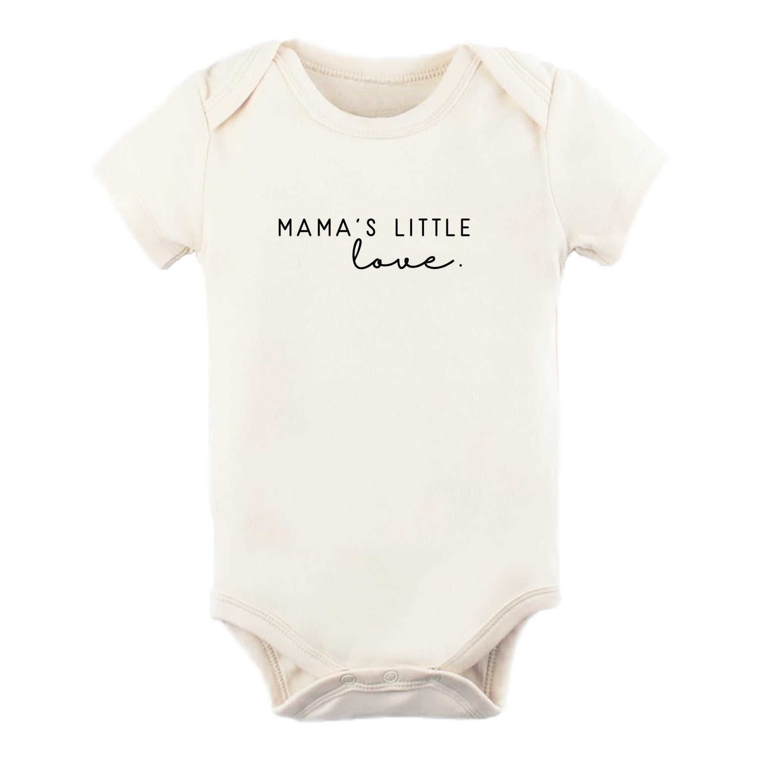 Short Sleeve Bodysuit | Mama's Little Love | Organic Cotton - Tenth & Pine - Short Sleeve Onesie - 0 - 3M