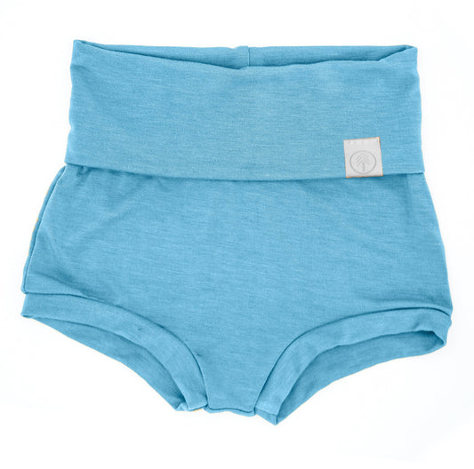 Size 5T | Bamboo Bloomer Bummies | Aqua - Tenth & Pine - Bloomers - 0 - 3M