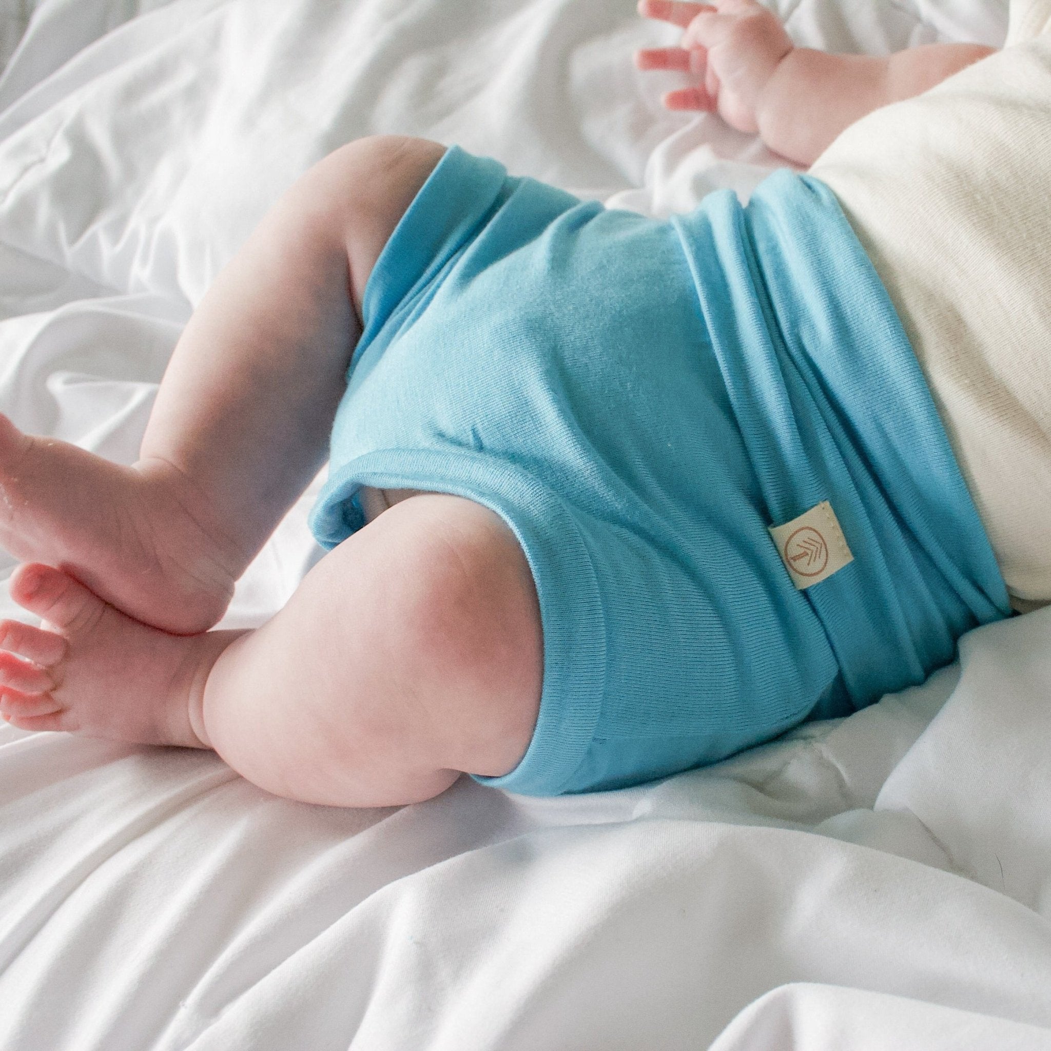 Size 5T | Bamboo Bloomer Bummies | Aqua - Tenth &amp; Pine - Bloomers