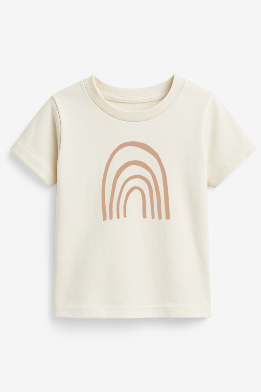 Rainbow Clay Organic Cotton Short Sleeve Toddler T-Shirt
