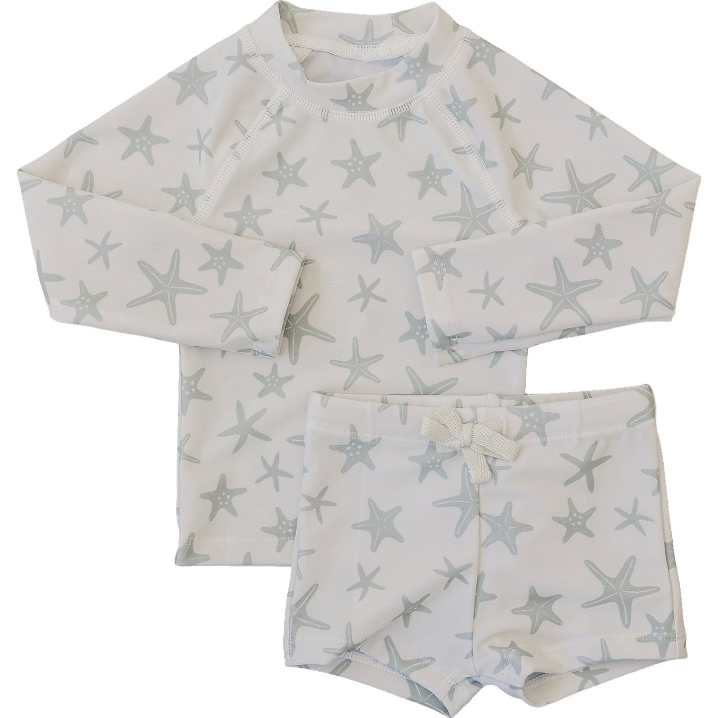 Star Fish Long Sleeve Swim Set - Tenth & Pine - Swim Set - 0 - 3