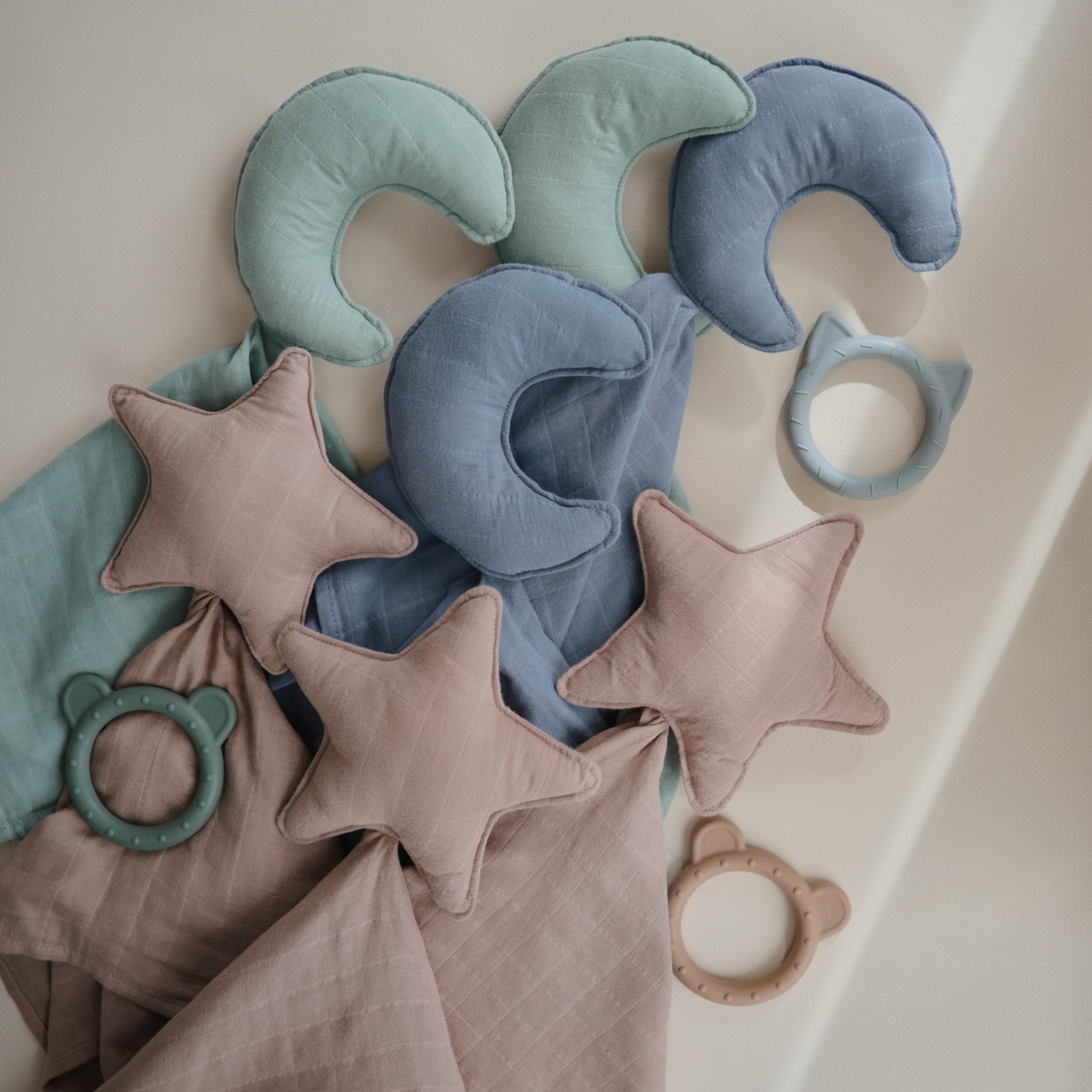 Star Lovey Blanket - Tenth &amp; Pine - Blanket - Fog