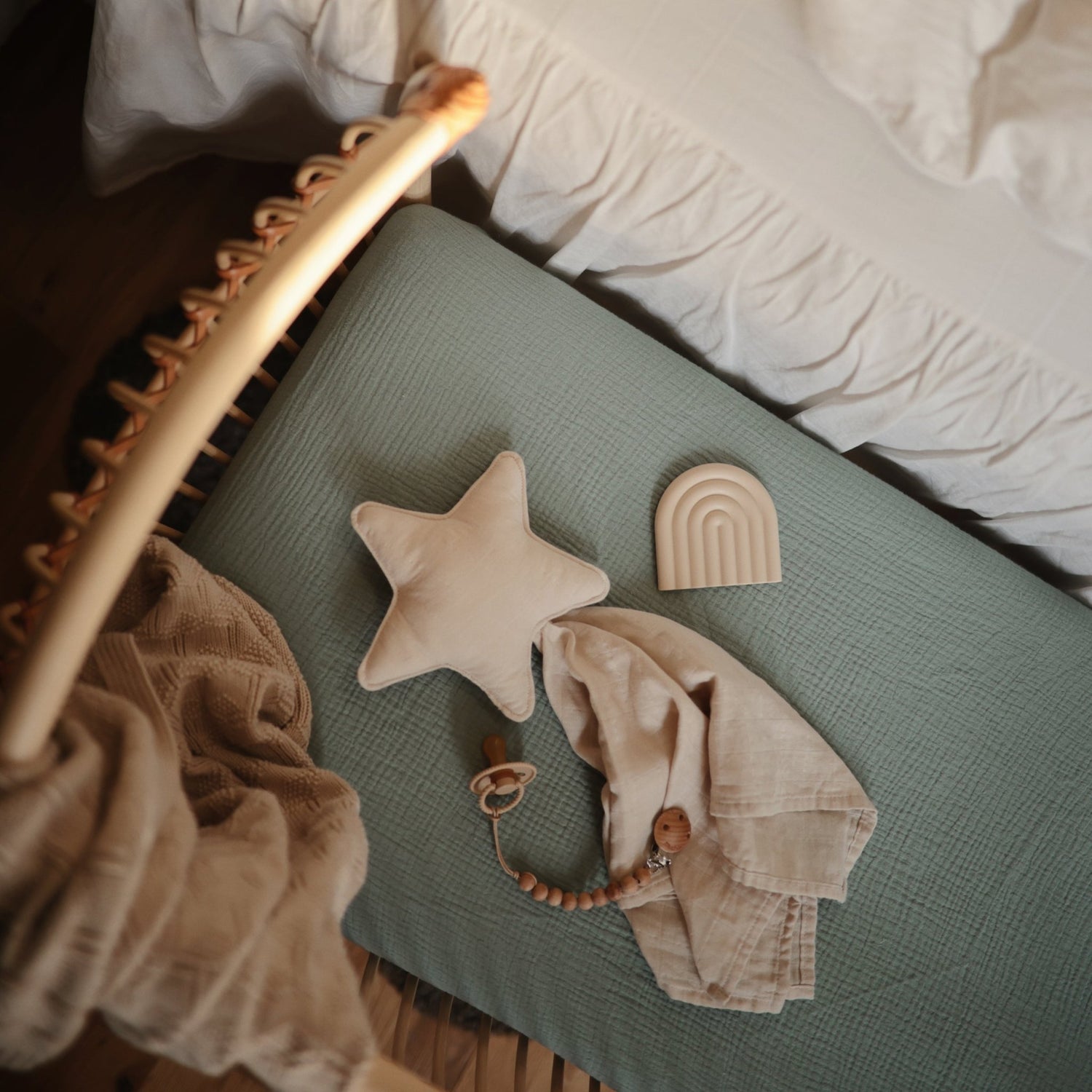 Star Lovey Blanket - Tenth &amp; Pine - Blanket - Fog