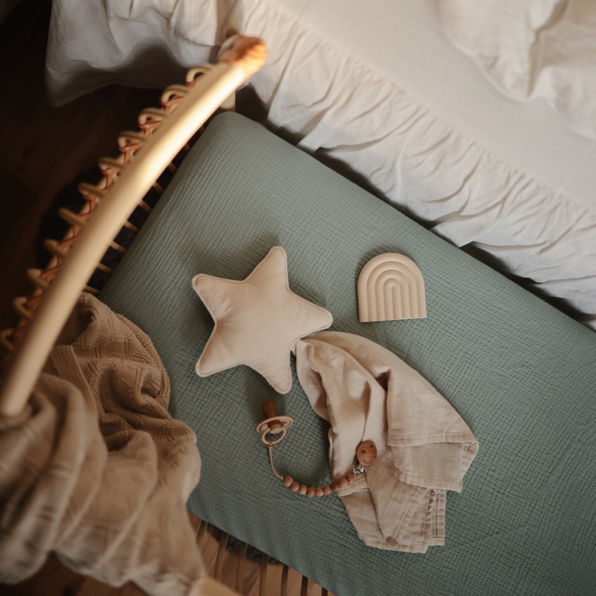 Star Lovey Blanket - Tenth &amp; Pine - Blanket - Fog