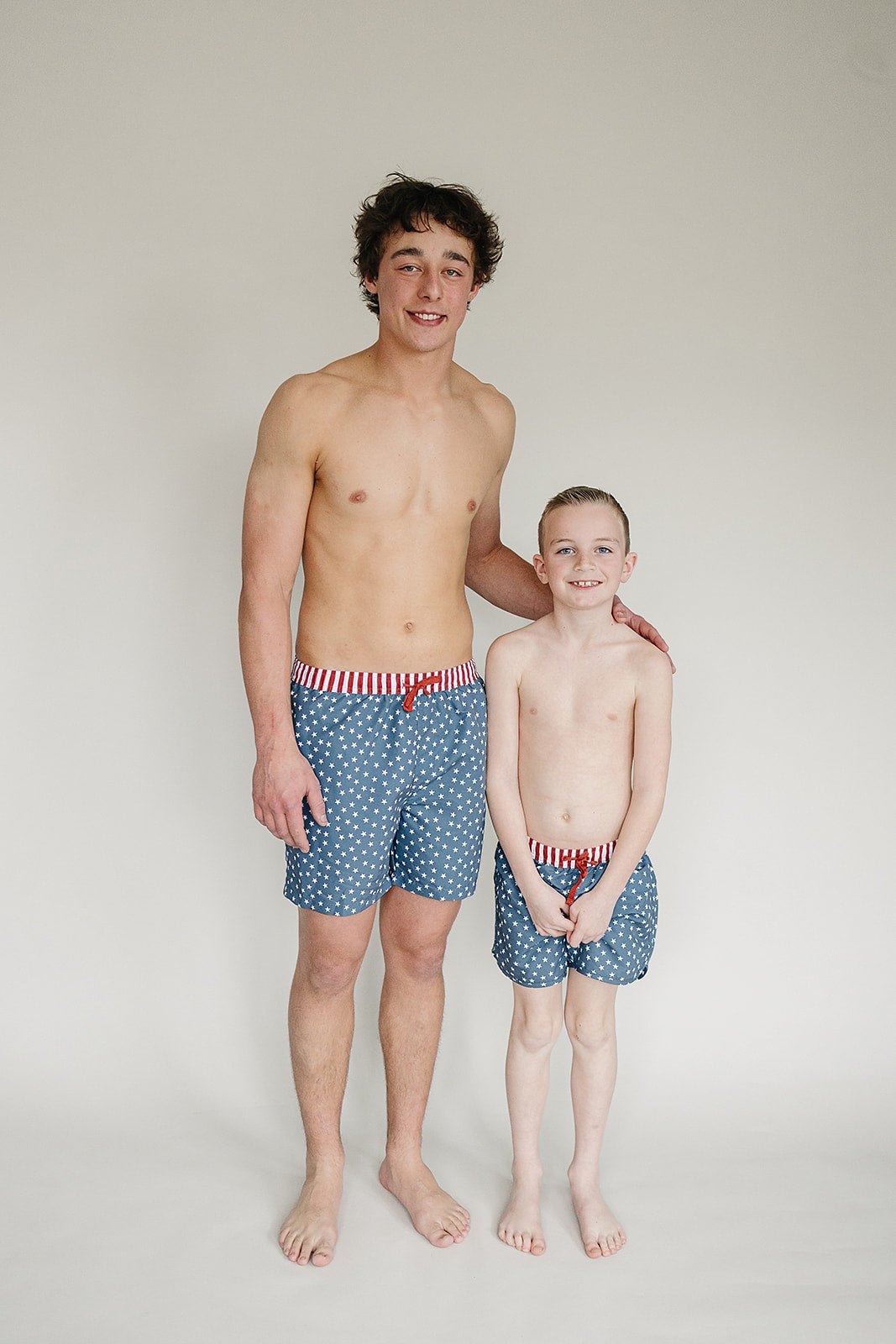 Stars and Stripes Swim Shorts - Tenth &amp; Pine - Swim Shorts - 0 - 3