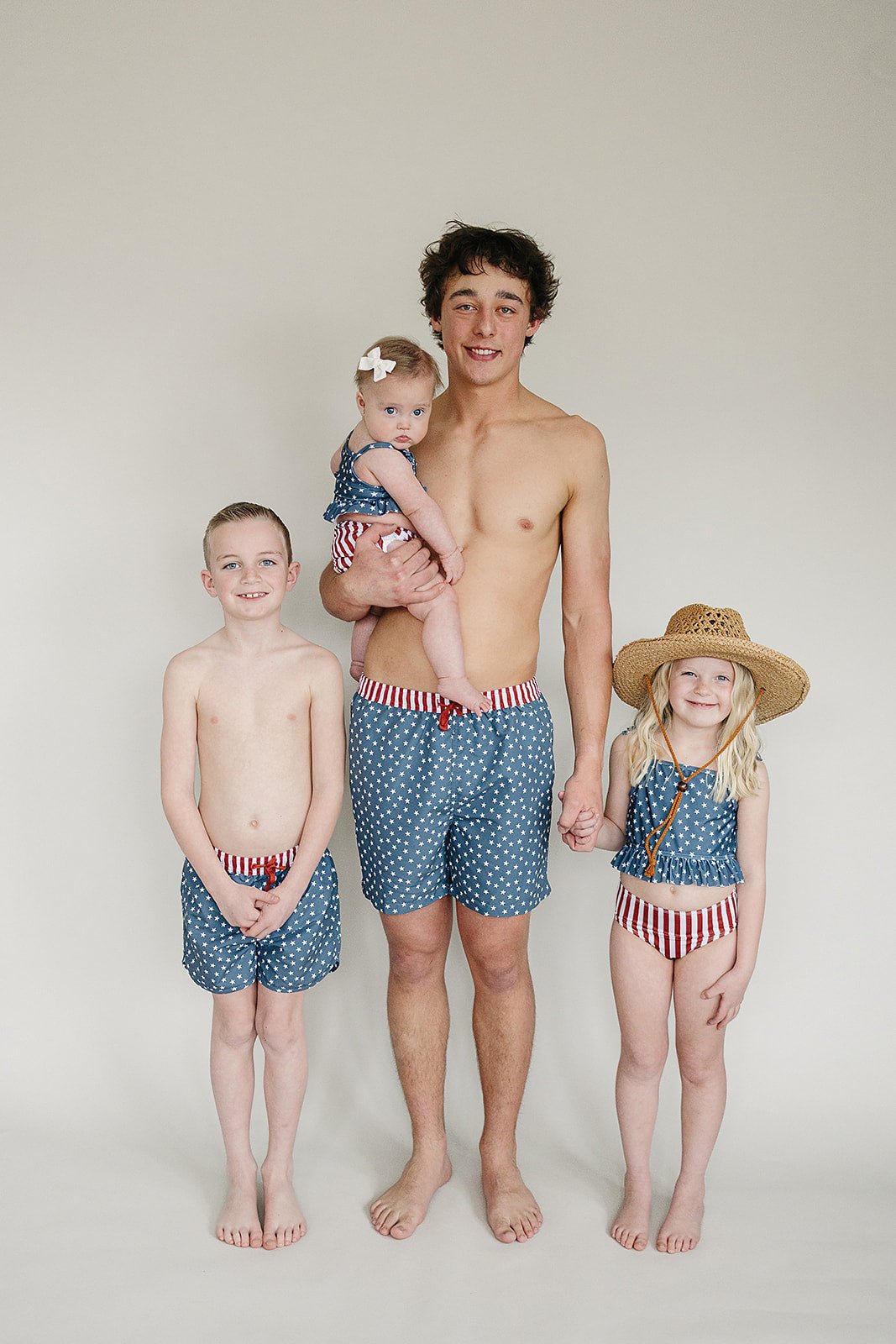 Stars and Stripes Swim Shorts - Tenth &amp; Pine - Swim Shorts - 0 - 3