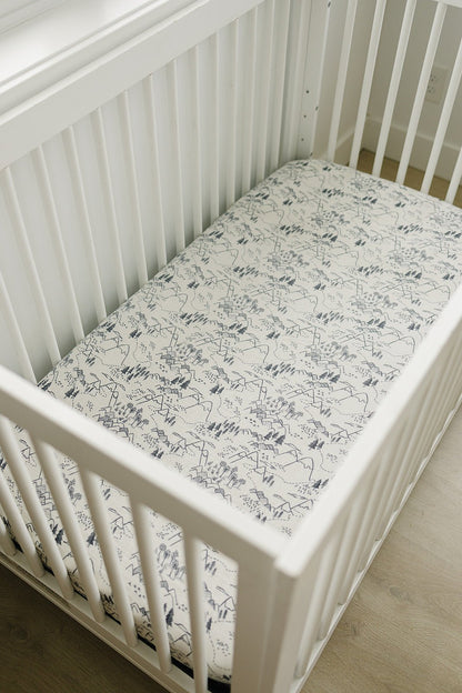 Summit Muslin Crib Sheet - Tenth &amp; Pine - 