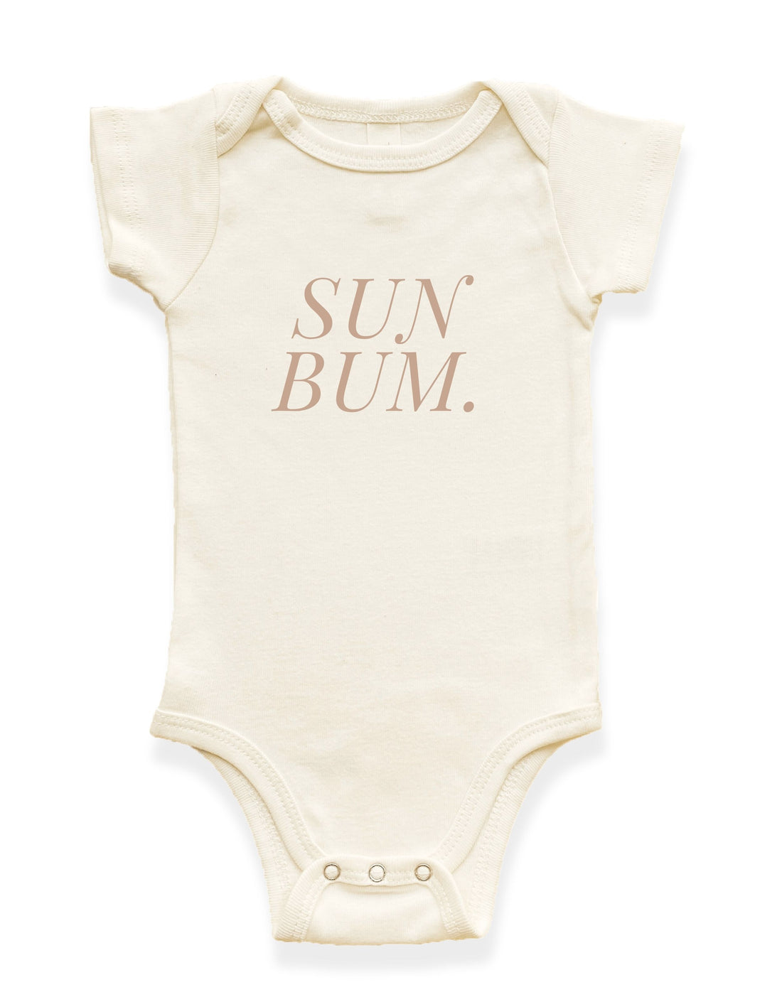 sun bum baby onesie in organic cotton made in usa