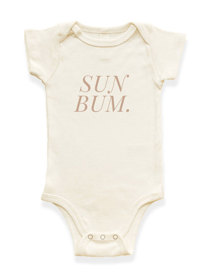 sun bum baby onesie in organic cotton made in usa