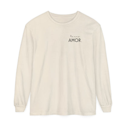 Te Amo Amor. T-shirt | Adult Long Sleeve Tee - Tenth &amp; Pine - Long Sleeve Adult Tee