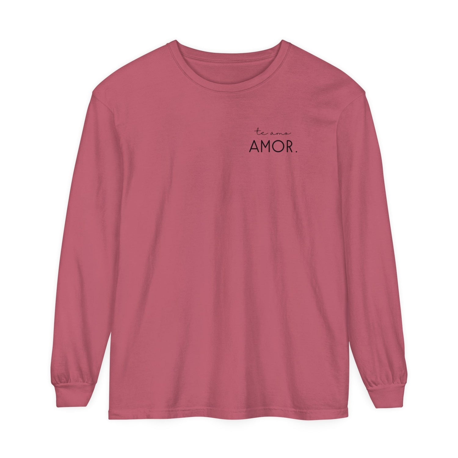 Te Amo Amor. T-shirt | Adult Long Sleeve Tee - Tenth &amp; Pine - Long Sleeve Adult Tee