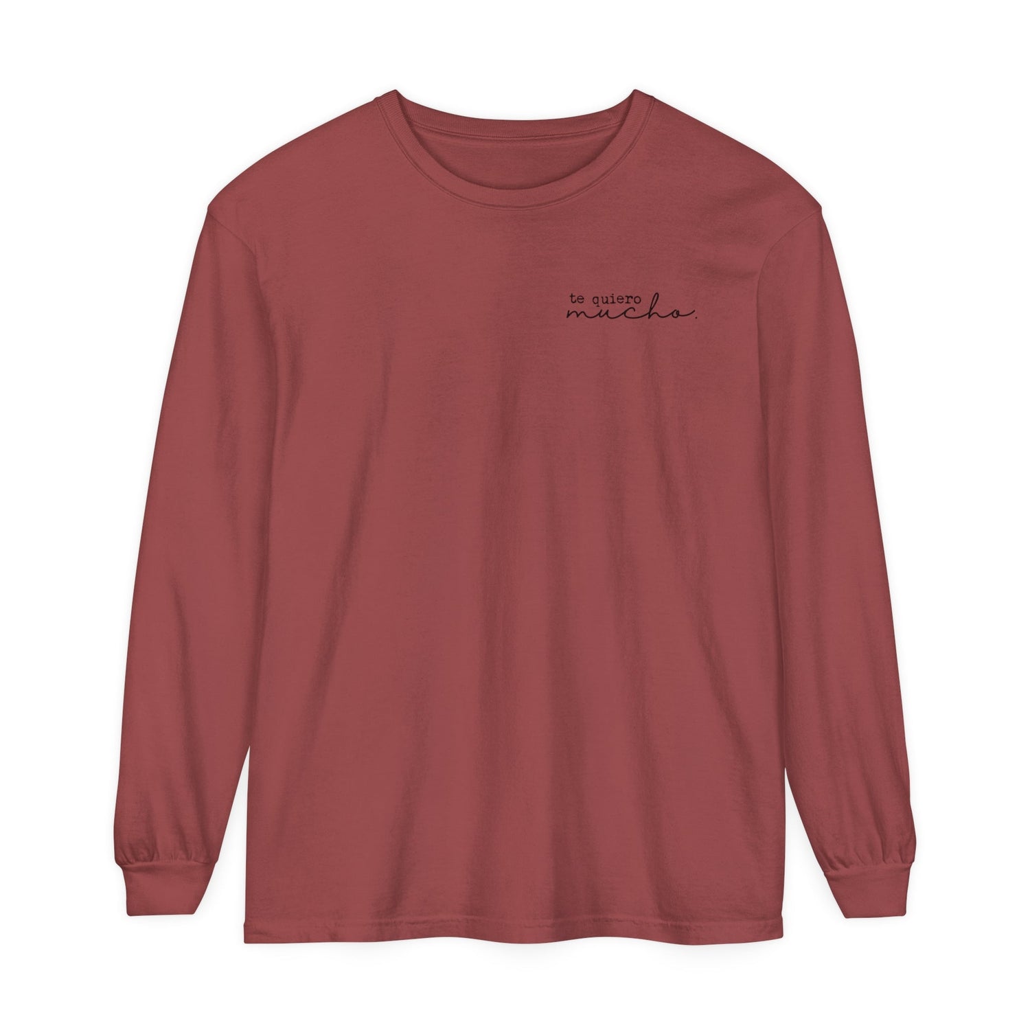 Te Quiero Mucho T-shirt | Adult Long Sleeve Tee - Tenth &amp; Pine - Long Sleeve Adult Tee