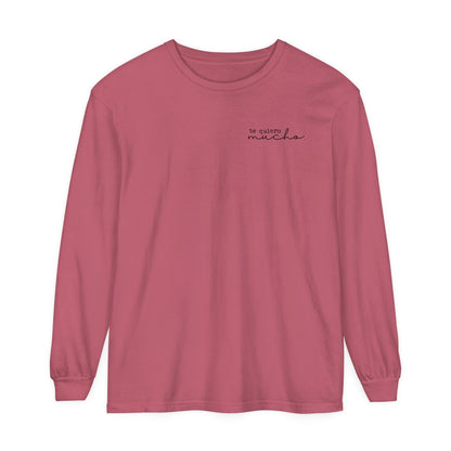 Te Quiero Mucho T-shirt | Adult Long Sleeve Tee - Tenth &amp; Pine - Long Sleeve Adult Tee