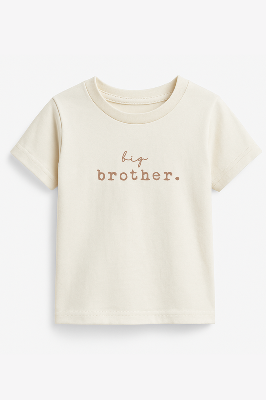 Big Brother Clay Organic Cotton Short Sleeve Toddler T-Shirt