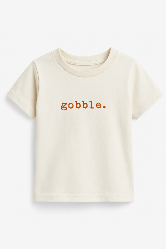 Gobble Organic Cotton Kids T-Shirt Short Sleeve