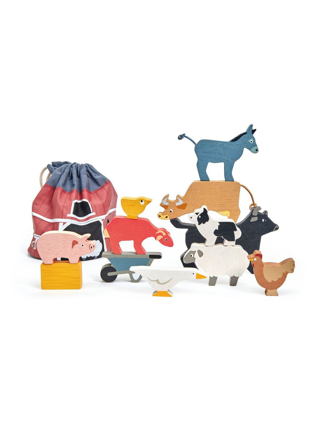Tender Leaf Toys Stacking Farmyard - Tenth & Pine - Toys -