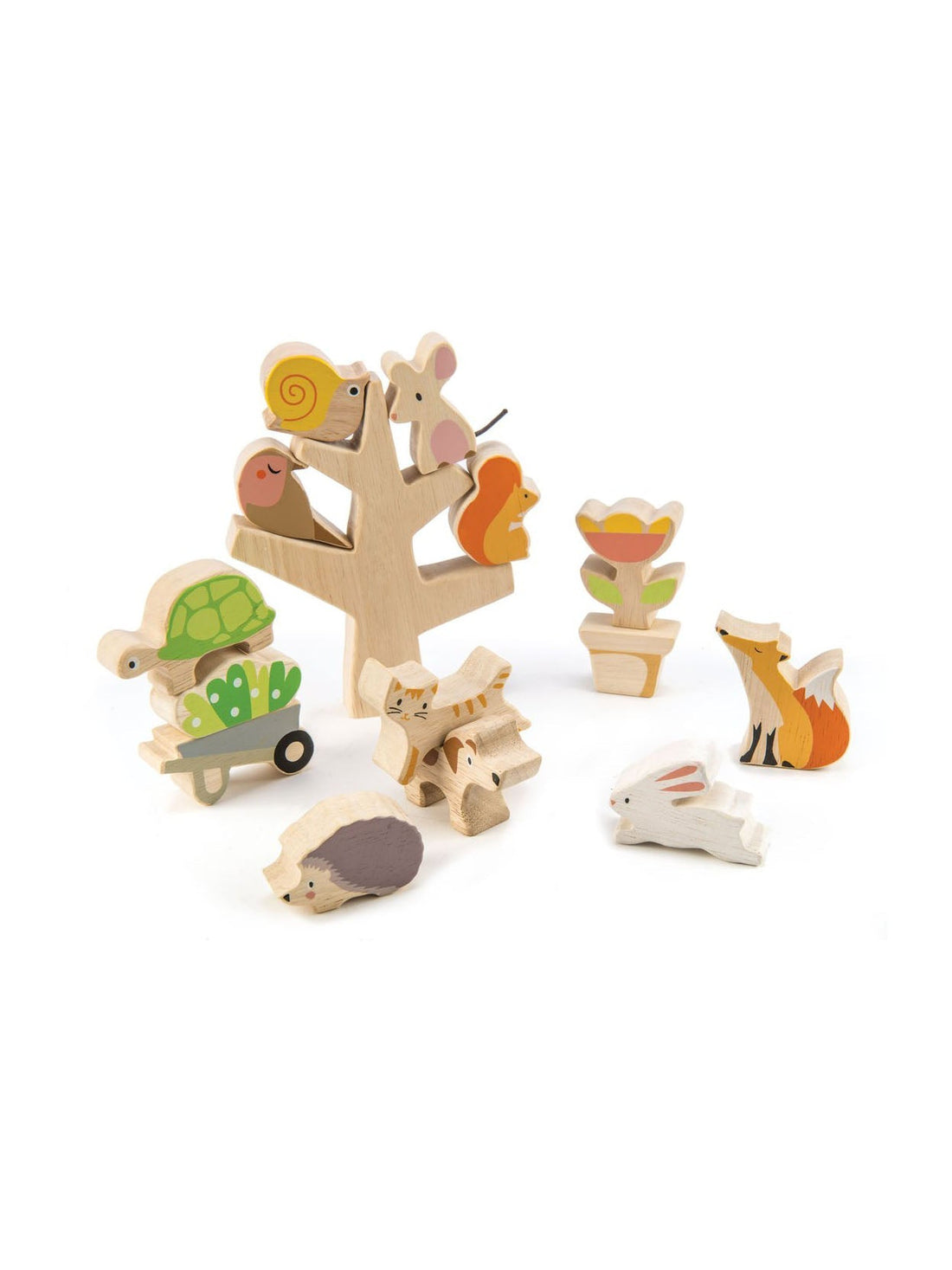 Tender Leaf Toys Stacking Garden Friends - Tenth & Pine - Toys -