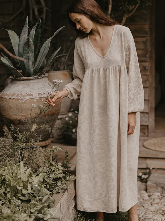 The Meadow Dress - Women's - Tenth & Pine - XS - ecru