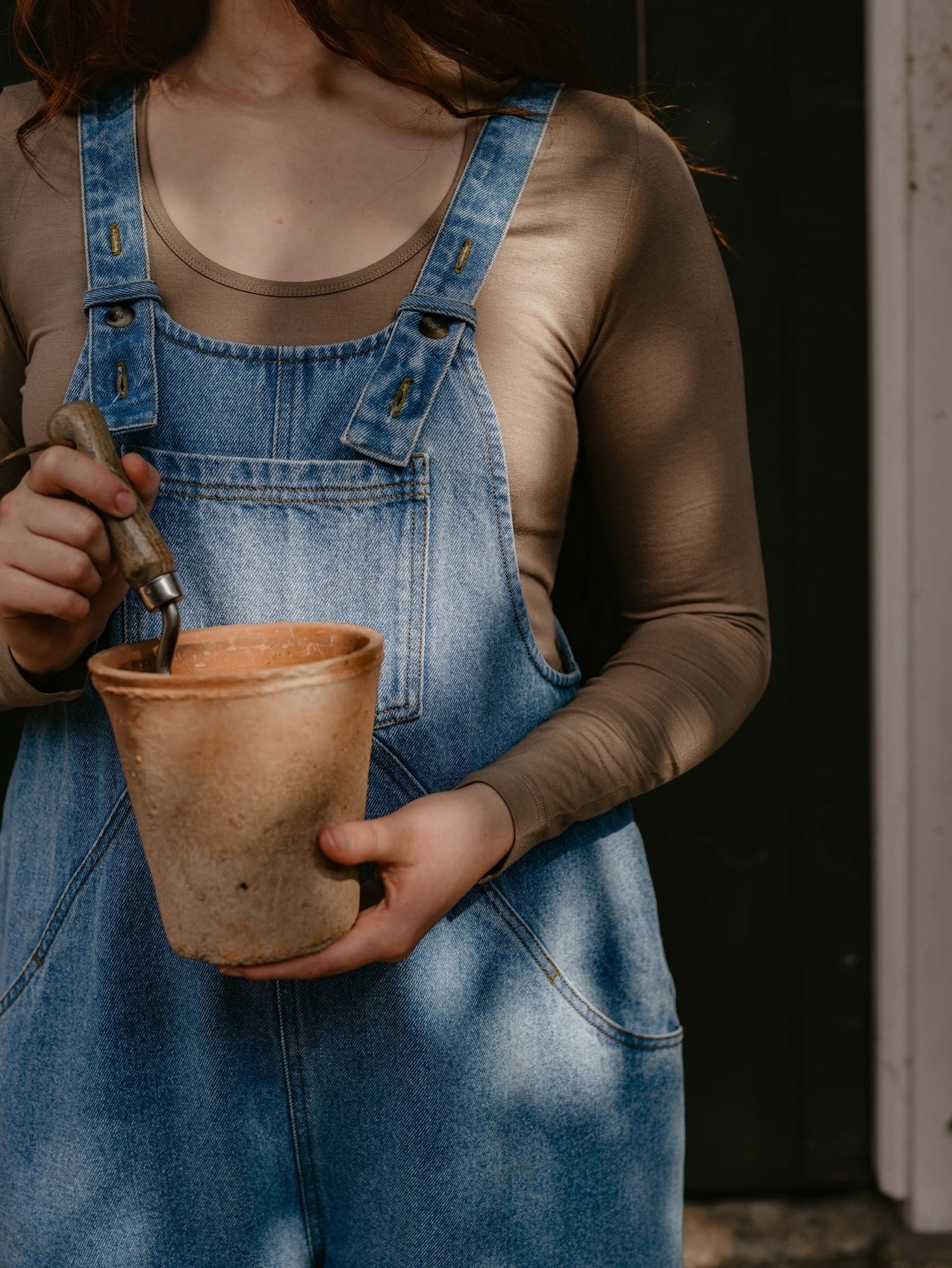 The Oversized Denim Dungaree - Women&