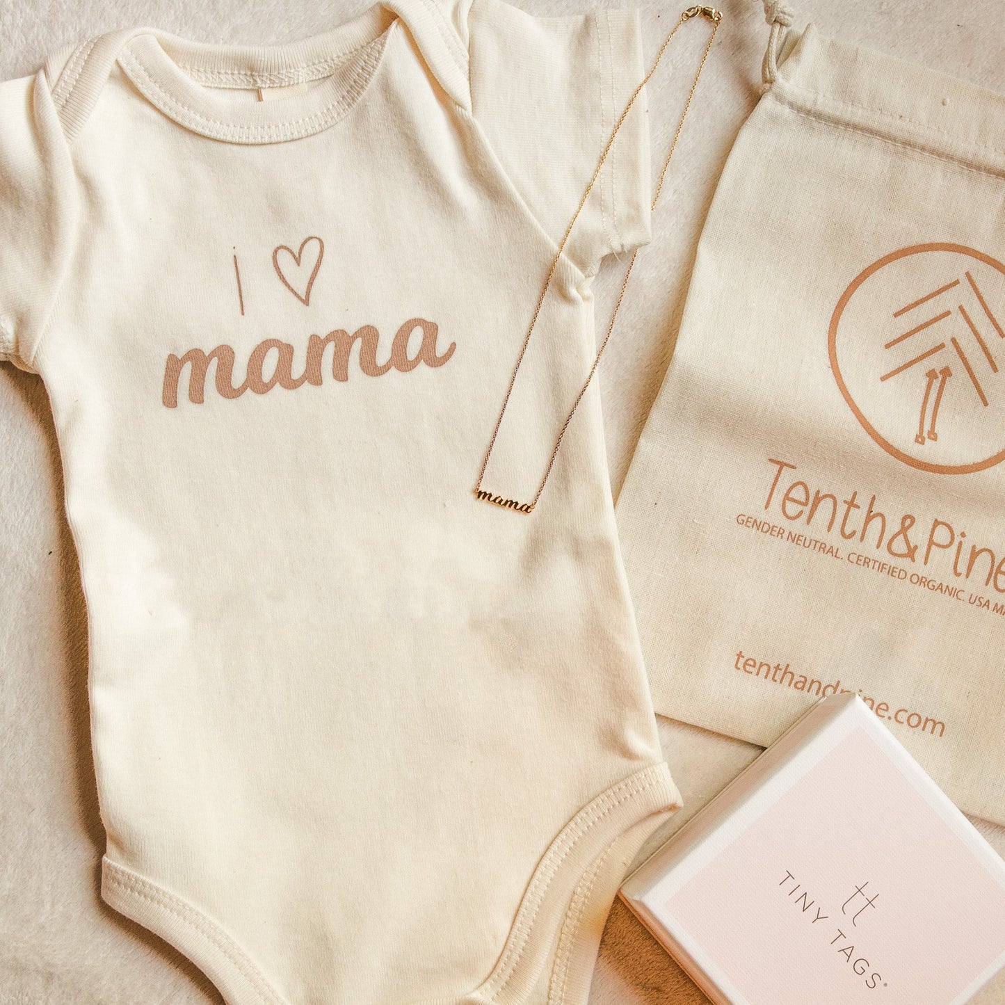 The Perfect Bundle with 14k Gold 'mama' nameplate - Tenth & Pine - 