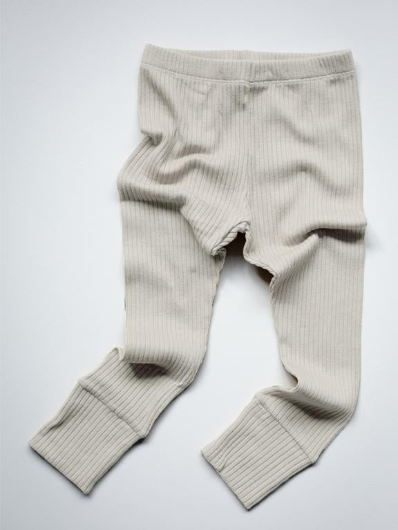 The Ribbed Legging - Tenth &amp; Pine - Leggings - NB - ecru