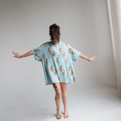 Tigers | Women's T-Shirt Dress - Tenth & Pine - Apparel - S/M - Brixton.Phoenix