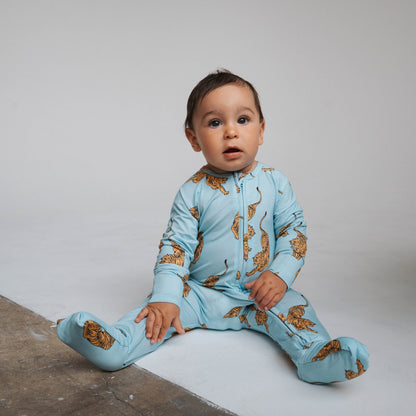 Tigers | Bamboo Zip Romper
