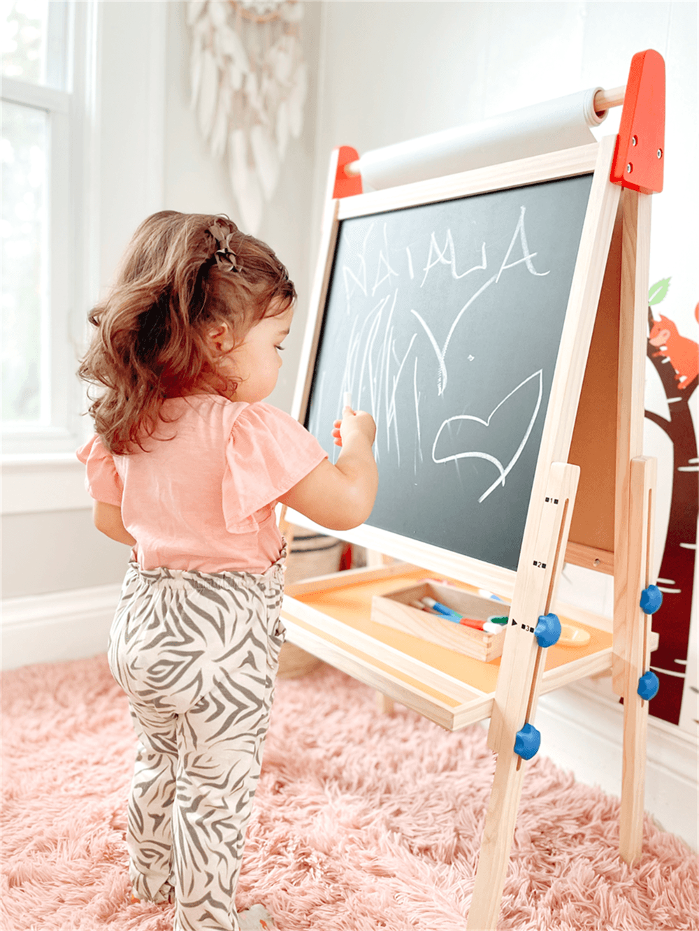 Tiny Land® 3 - in - 1 Art Easel for Kids - Tenth &amp; Pine - Toy Drawing Tablets - 