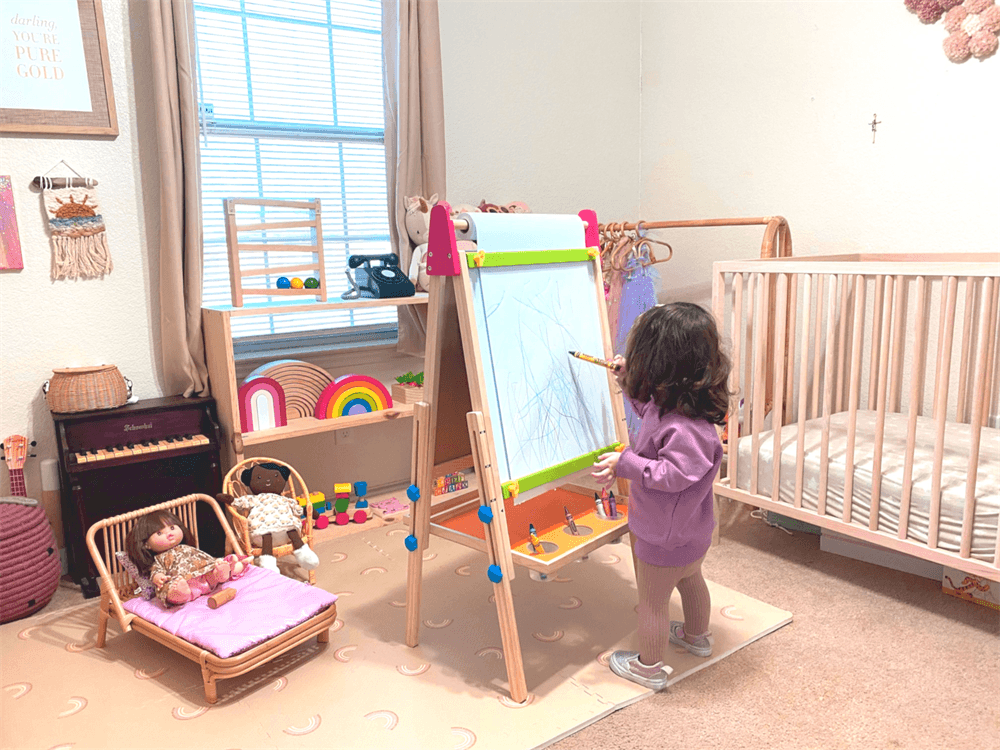 Tiny Land® 3 - in - 1 Art Easel for Kids - Tenth &amp; Pine - Toy Drawing Tablets - 