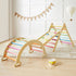 Tiny Land® 7 - in - 1 Rainbow Climbing Set - Tenth & Pine - climbing set - 