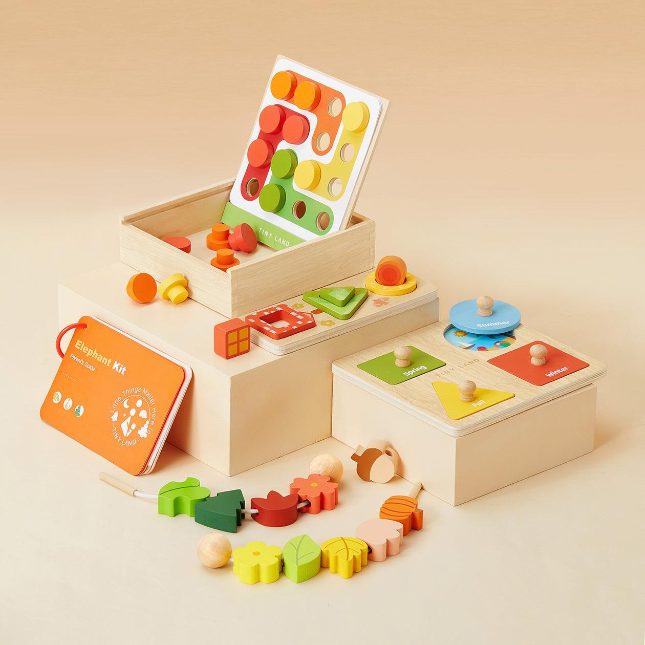 Tiny Land® Montessori Toys for Toddlers (18 - 24month) - Tenth &amp; Pine - wooden toys - 