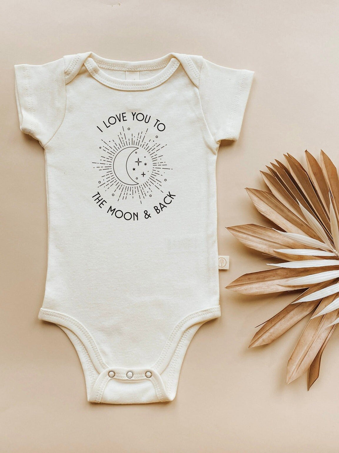 To The Moon &amp; Back Onesie® Bodysuit, Organic Baby Clothes, Gender Neutral Baby Clothes, Newborn Baby Clothes, Made in USA - Tenth &amp; Pine - Bodysuits