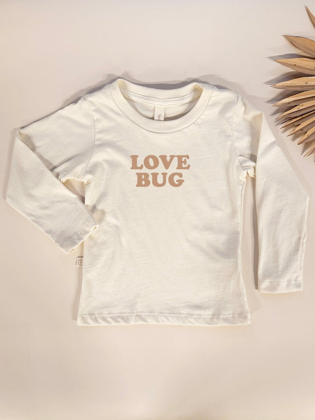 Toddler Love Bug Graphic Long Sleeve Organic Cotton T-shirt - Tenth &amp; Pine - Long Sleeve Tee