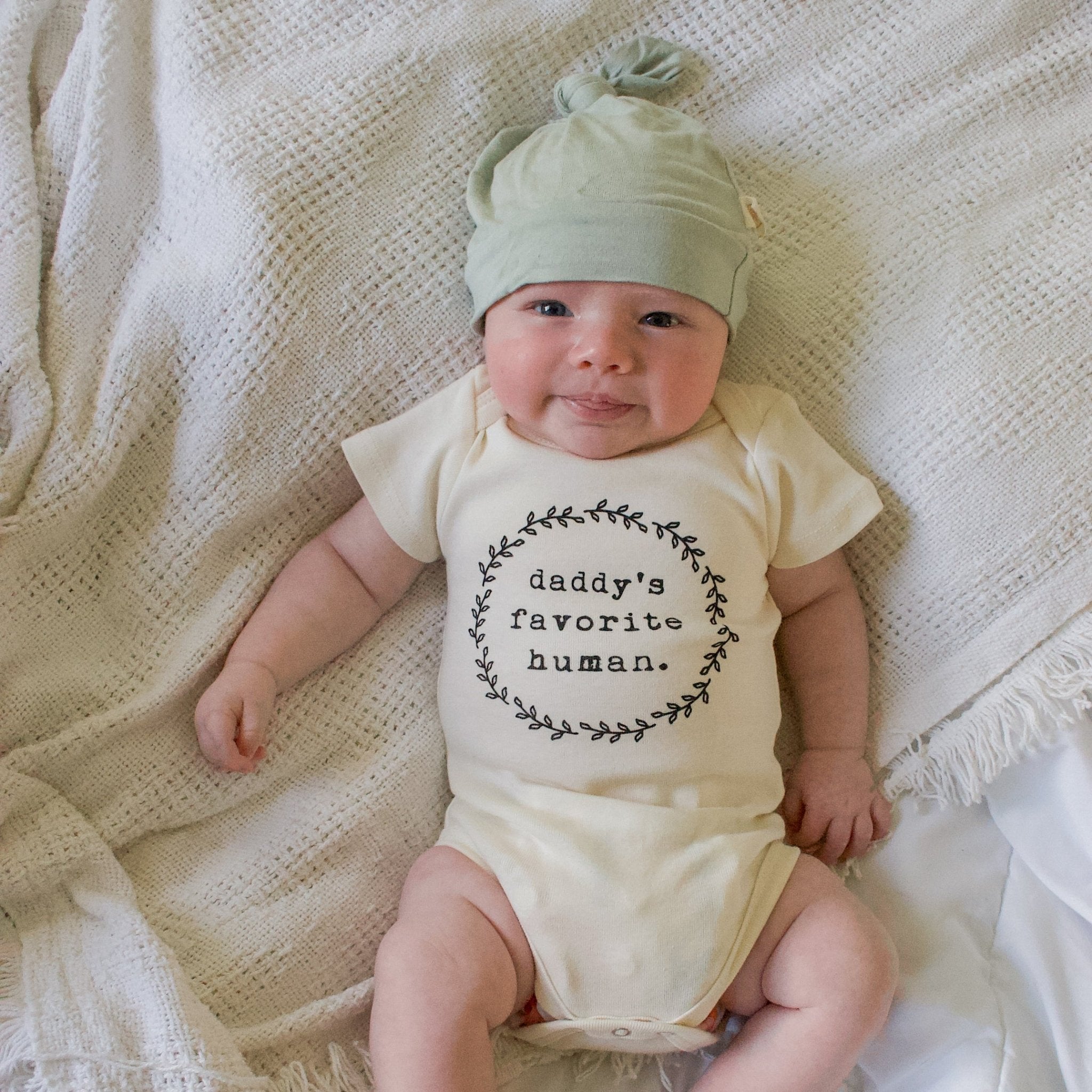 Top Knot Hat | Sage | Bamboo - Tenth &amp; Pine - Top Knot Hat