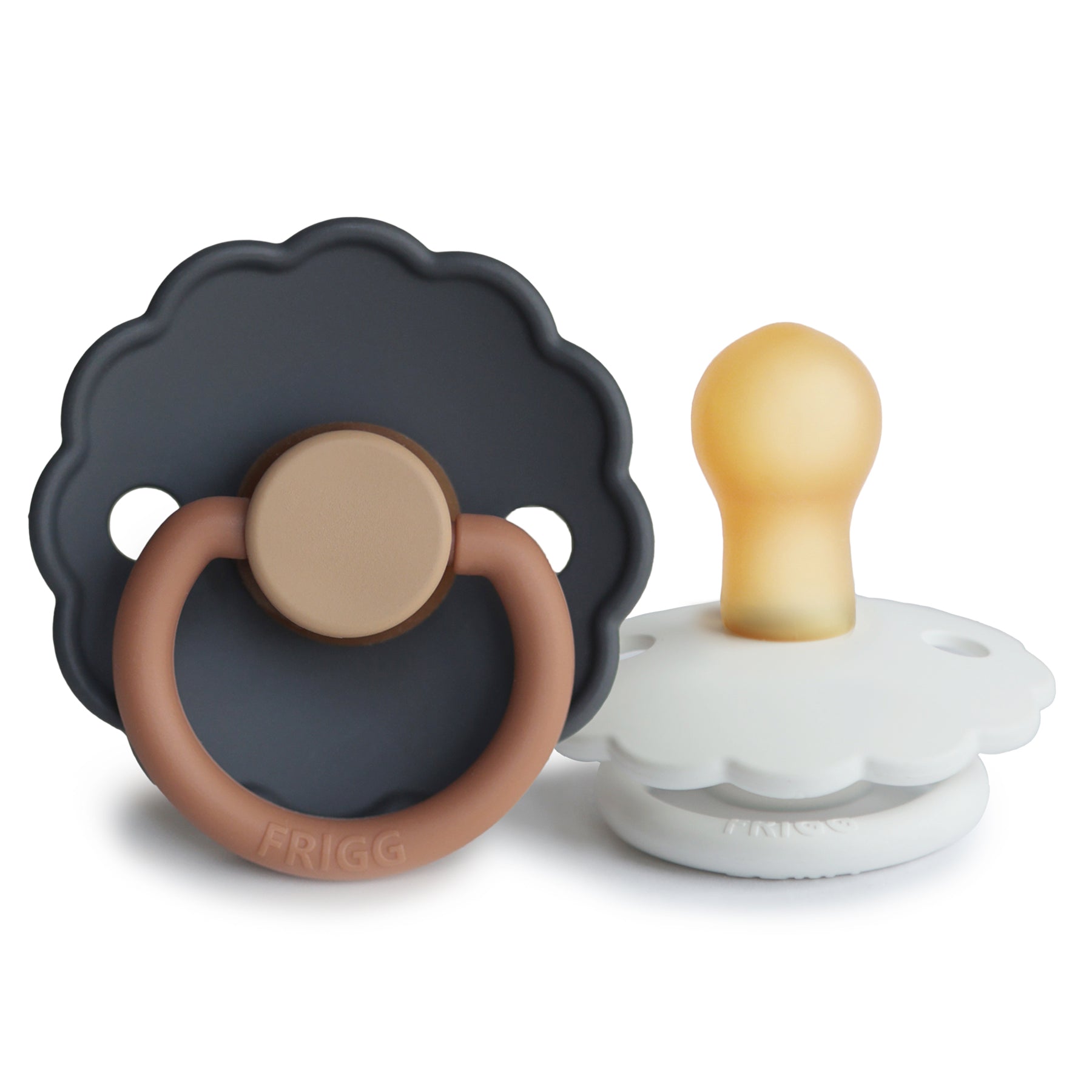 FRIGG Daisy Natural Rubber Pacifier 2-Pack