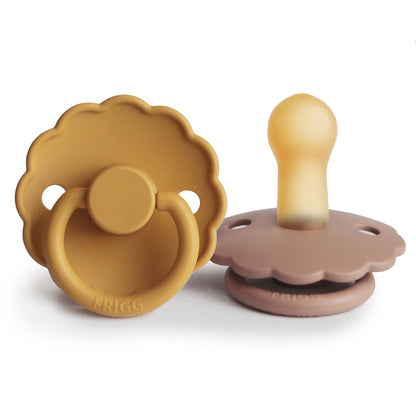 FRIGG Daisy Natural Rubber Pacifier 2-Pack