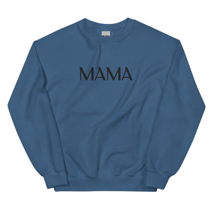 MAMA Embroidered | Black Thread | Adult Sweatshirt