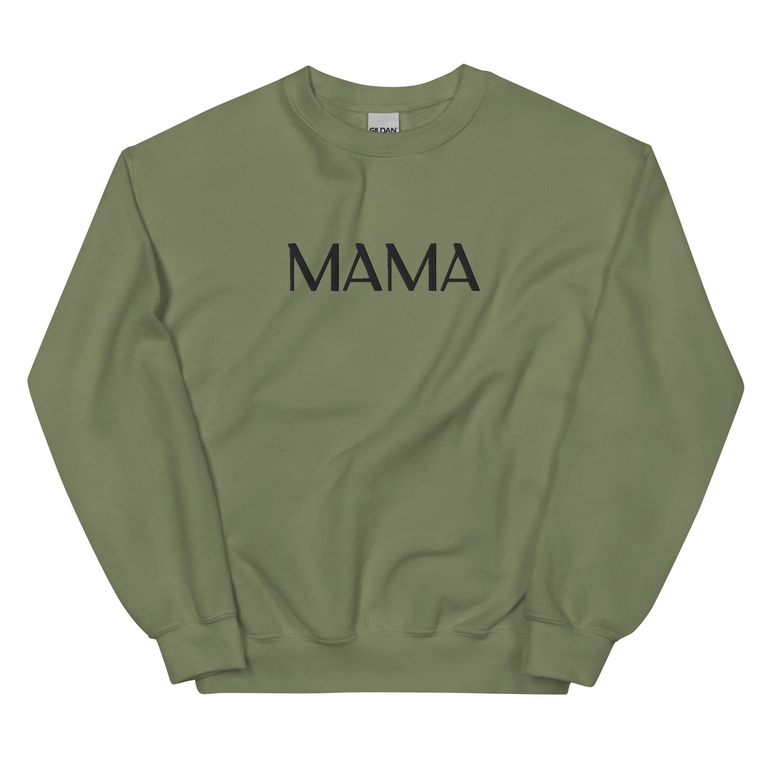 MAMA Embroidered | Black Thread | Adult Sweatshirt