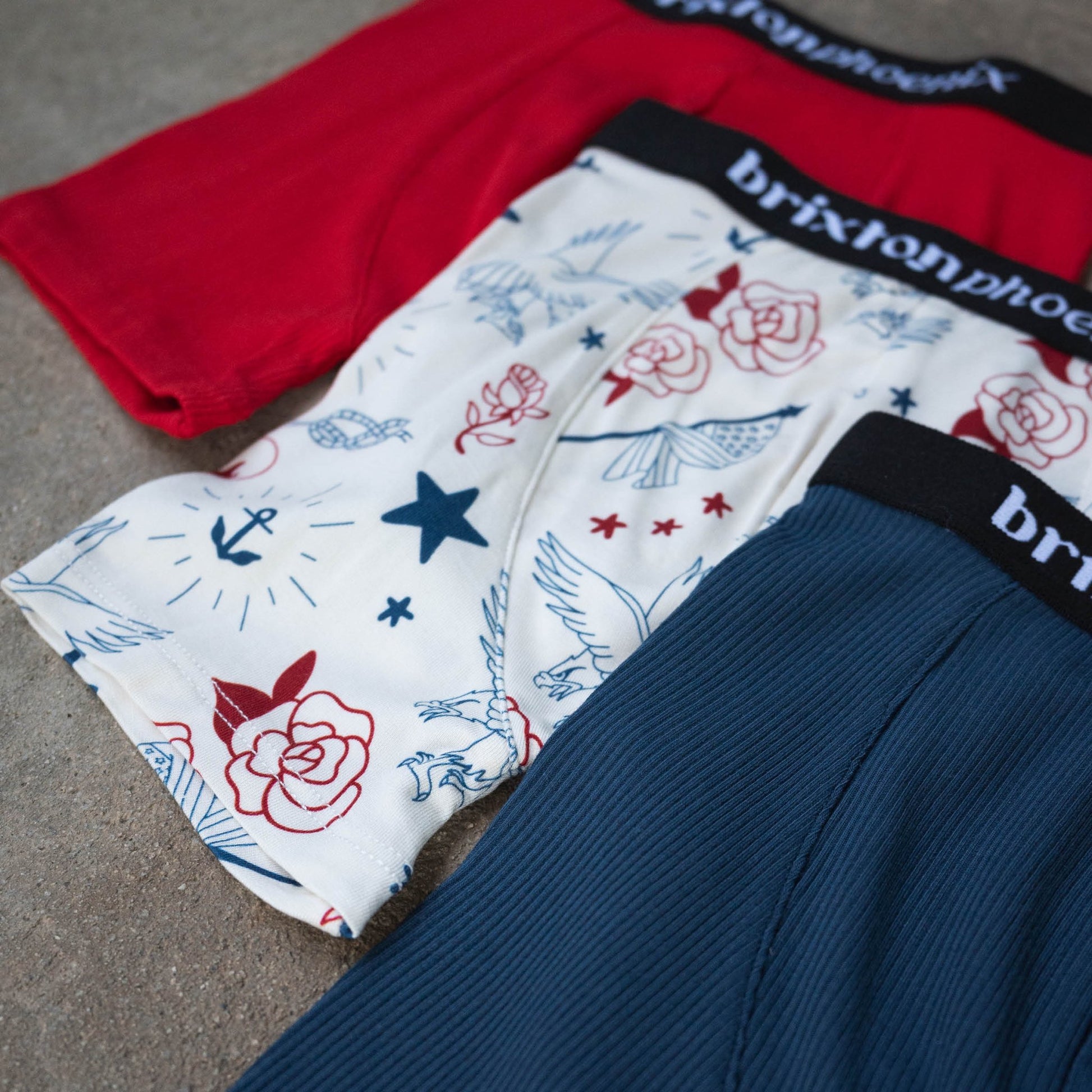USA | Men's Boxer Briefs 3 - pk - Tenth & Pine - underwear - Small