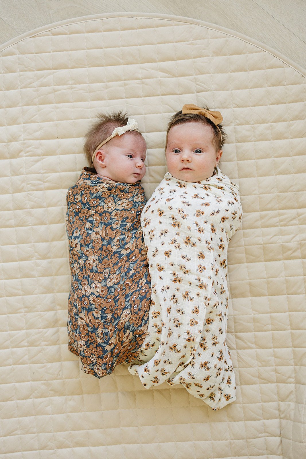 Venetian Floral Muslin Swaddle Blanket - Tenth &amp; Pine - 