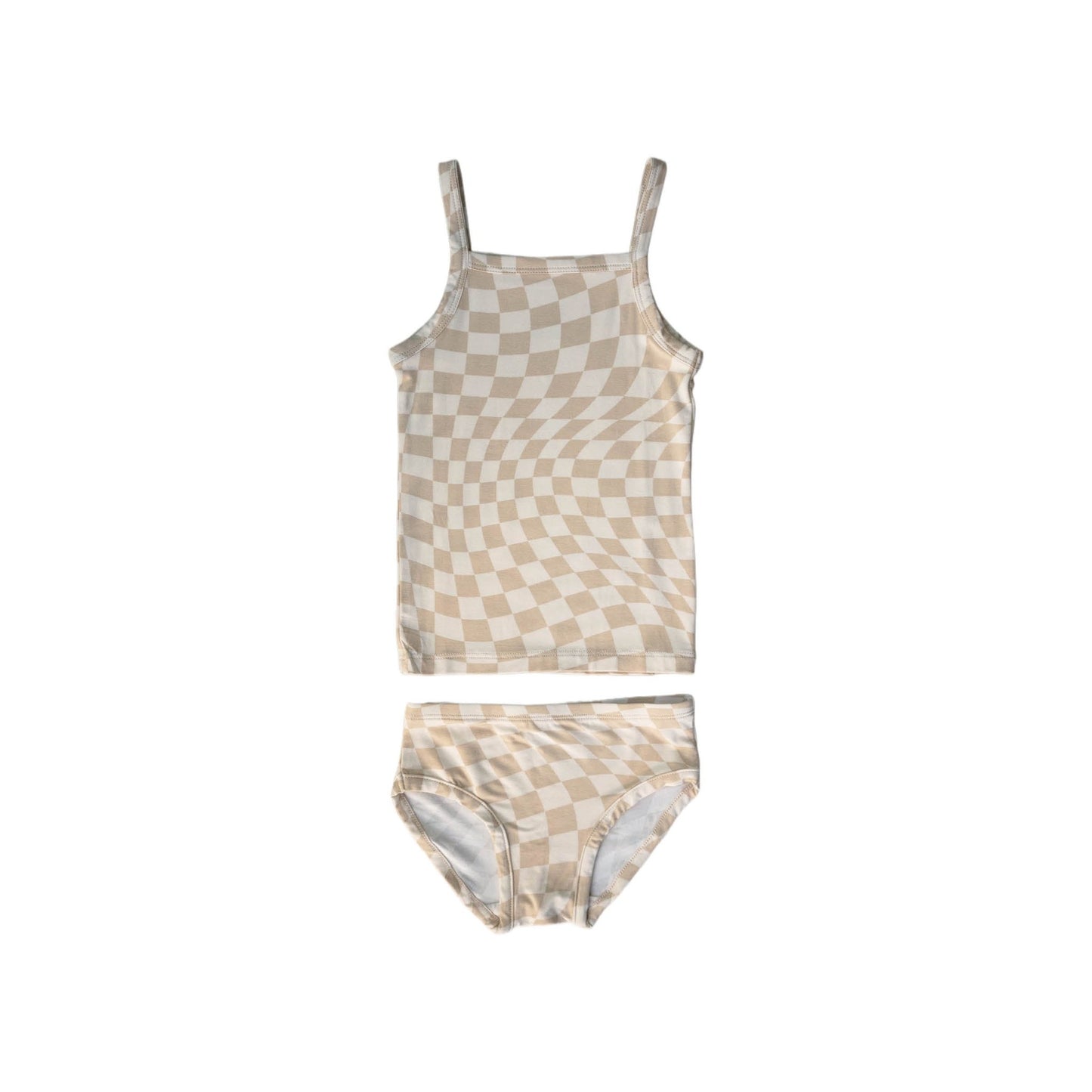 Wavy Checker | Cami Set - Tenth & Pine - XS - 2/3T