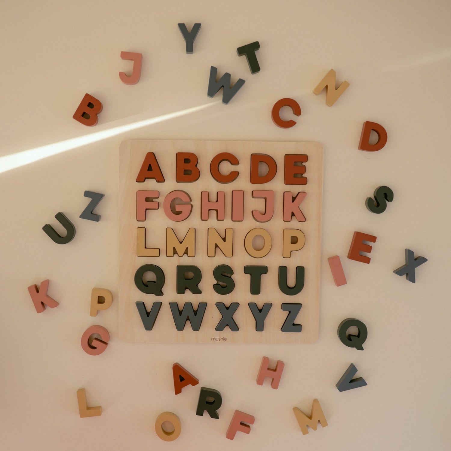 Wooden Alphabet Puzzle - Tenth &amp; Pine - Wooden Puzzle - 