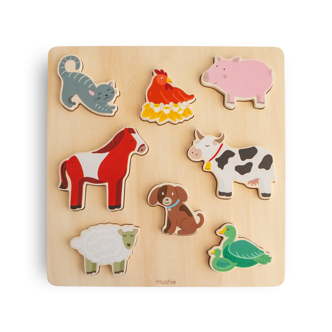 Wooden Farm Puzzle - Tenth &amp; Pine - Wooden Puzzle - 