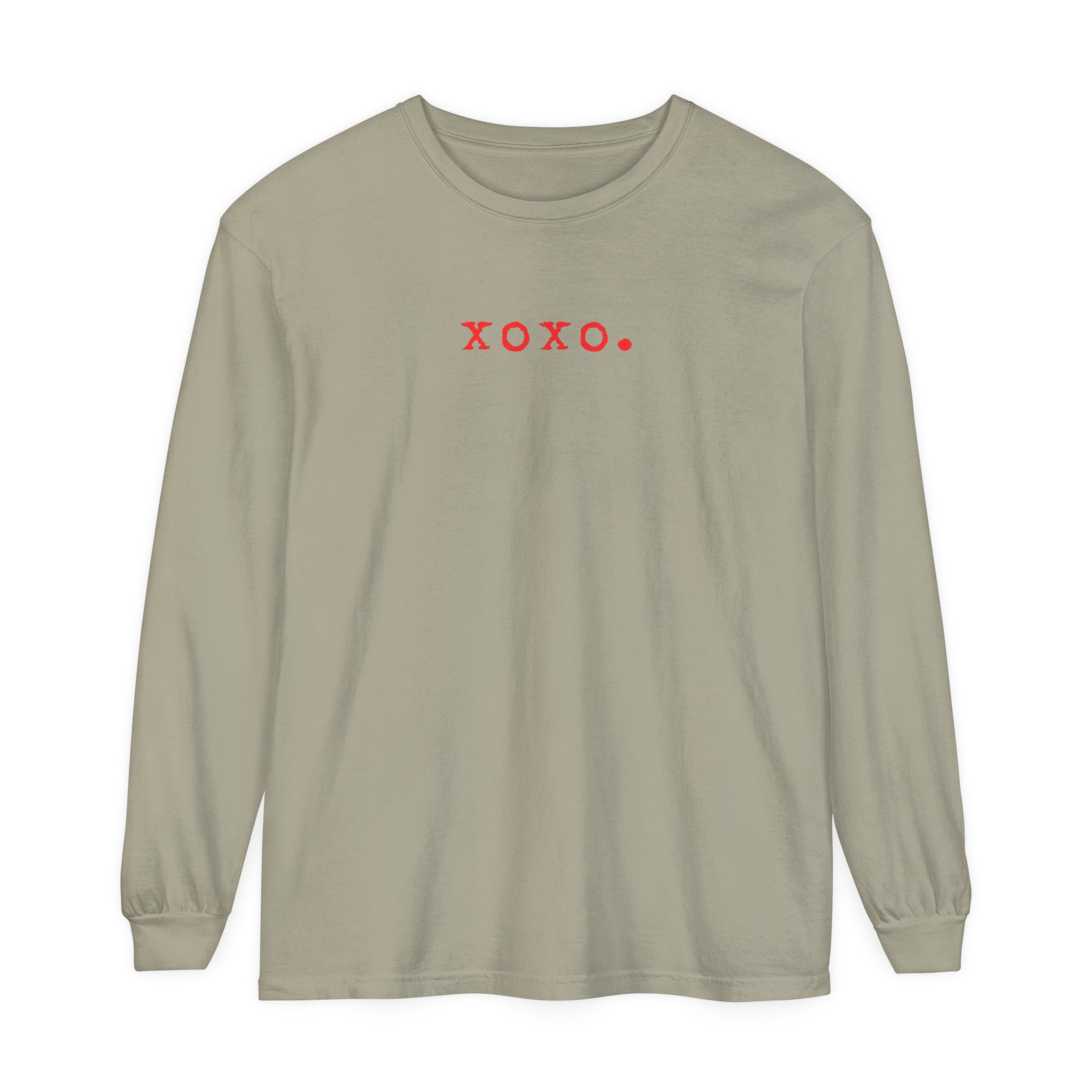 Xoxo. T-shirt | Adult Long Sleeve Tee - Tenth &amp; Pine - Long - sleeve