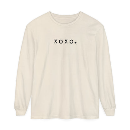 Xoxo. T-shirt | Adult Long Sleeve Tee - Tenth &amp; Pine - Long Sleeve Adult Tee